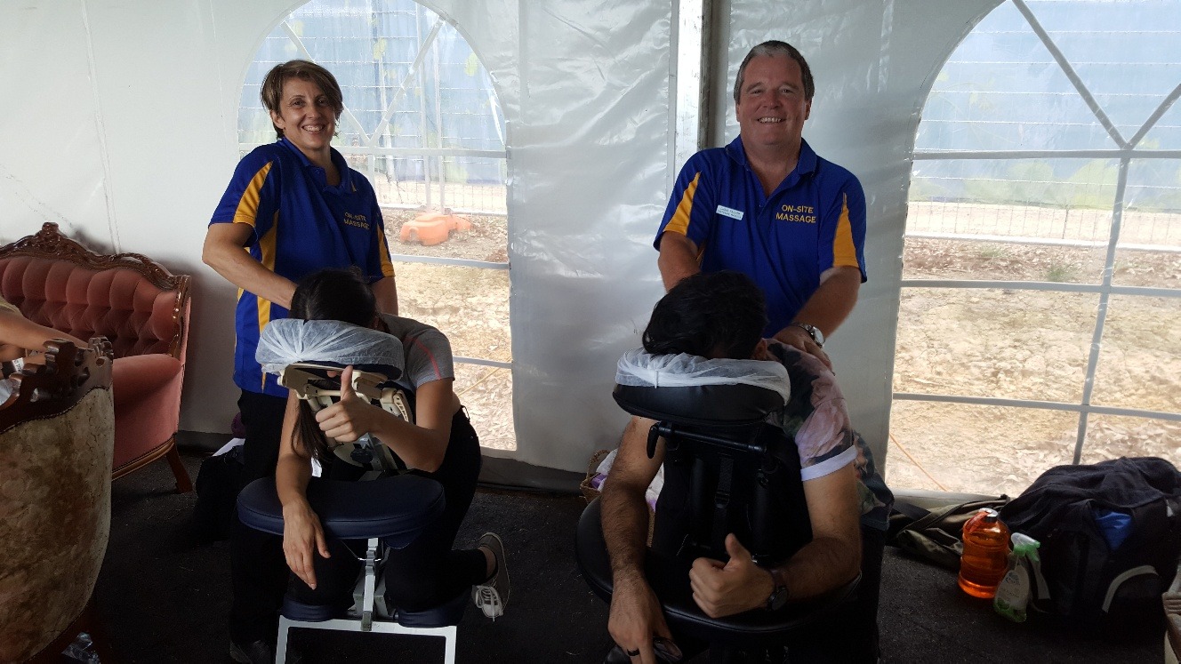 Event massage services massage hire for events
