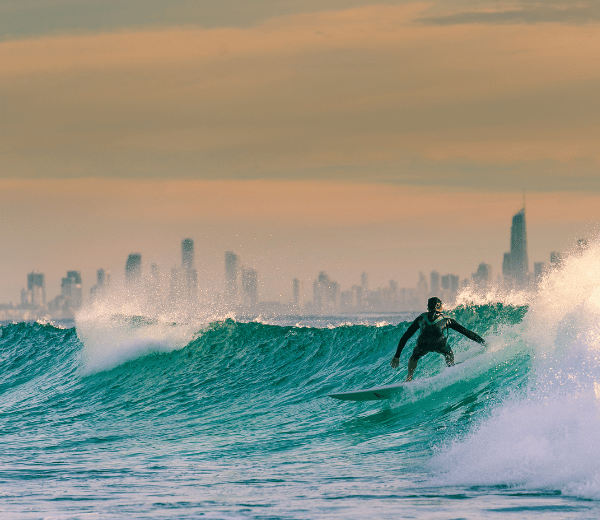A Surfer In Gold Coast